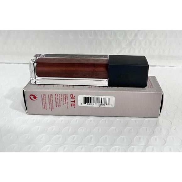 Bite Beauty French Press Lip Gloss French Press NIB Full Size(Dark Brown) - Picture 4 of 4